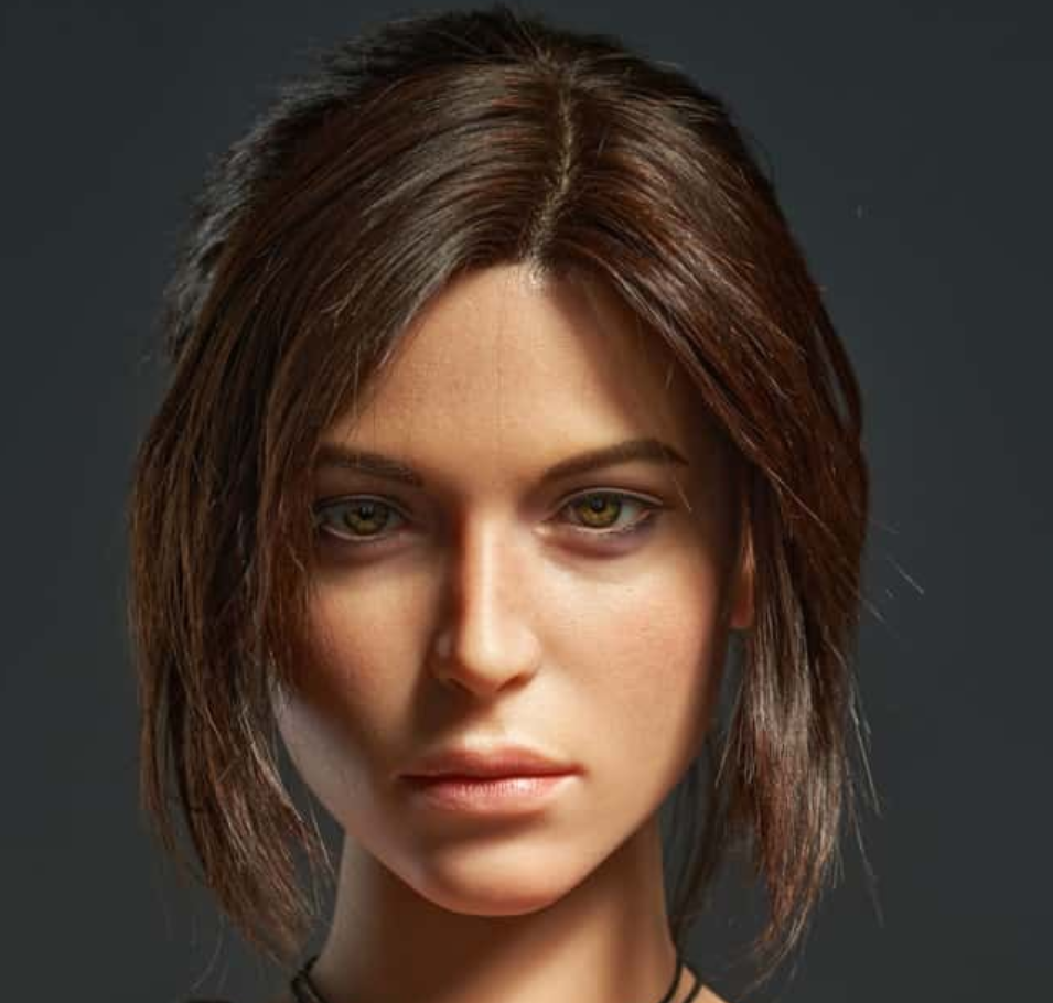 Lara Croft Head Gioco Lady Doll Perfectdoll | Il tuo negozio numero 1 per bambole amate e altro ancora