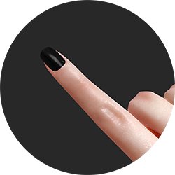 Black finger nail Perfectdoll | Dein #1 Shop für Lovedolls & mehr